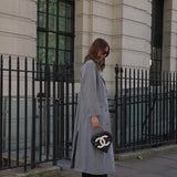 London Duster Coat in Italian Grey