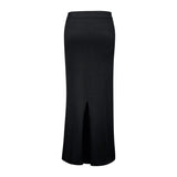 The Auri Maxi Skirt in Black