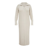 The Kensington Cable Knit Dress in Ecru