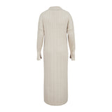 The Kensington Cable Knit Dress in Ecru