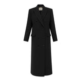 London Duster Coat in Onyx Black