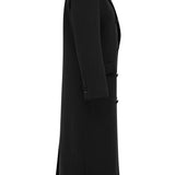 London Duster Coat in Onyx Black