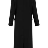London Duster Coat in Onyx Black