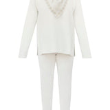 Coco Sweater with Bandana in Milk White