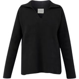 Coco Sweater with Bandana in Noir