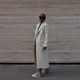London Duster Coat in English Cream