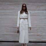 London Duster Coat in English Cream