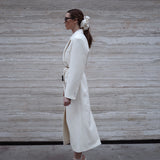 London Duster Coat in English Cream