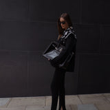 Coco Sweater with Bandana in Noir
