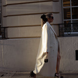 London Duster Coat in English Cream