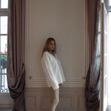 Coco Sweater with Bandana in Milk White