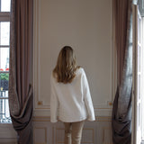 Coco Sweater with Bandana in Milk White