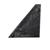 RUE Classic Leather Blazer in Embossed Croc