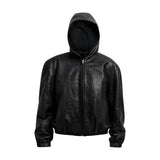MILA Hooded Jacket in Croc