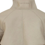 TINY TIMOTHY Shearling Leather Jacket for kids in Cloud White
