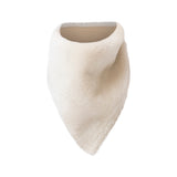 MAYFAIR Shearling Reversible Wrap Coat in Snow Bear