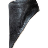 DIAMOND GIRL Leather Bomber in Noir