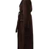 LONDON DUSTER in Chocolate Suede