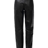 SIMPLY PERFECT Leather Trousers in Noir