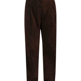 LONDON TROUSERS in Chocolate Brown