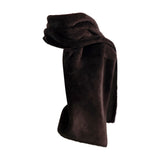 MAYFAIR Reversible Scarf in Brown Bear