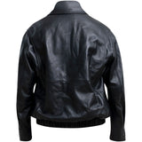 ENGLISH Elegant Bomber With Removable Shearling Collar