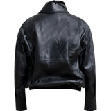 ENGLISH Elegant Bomber With Removable Shearling Collar