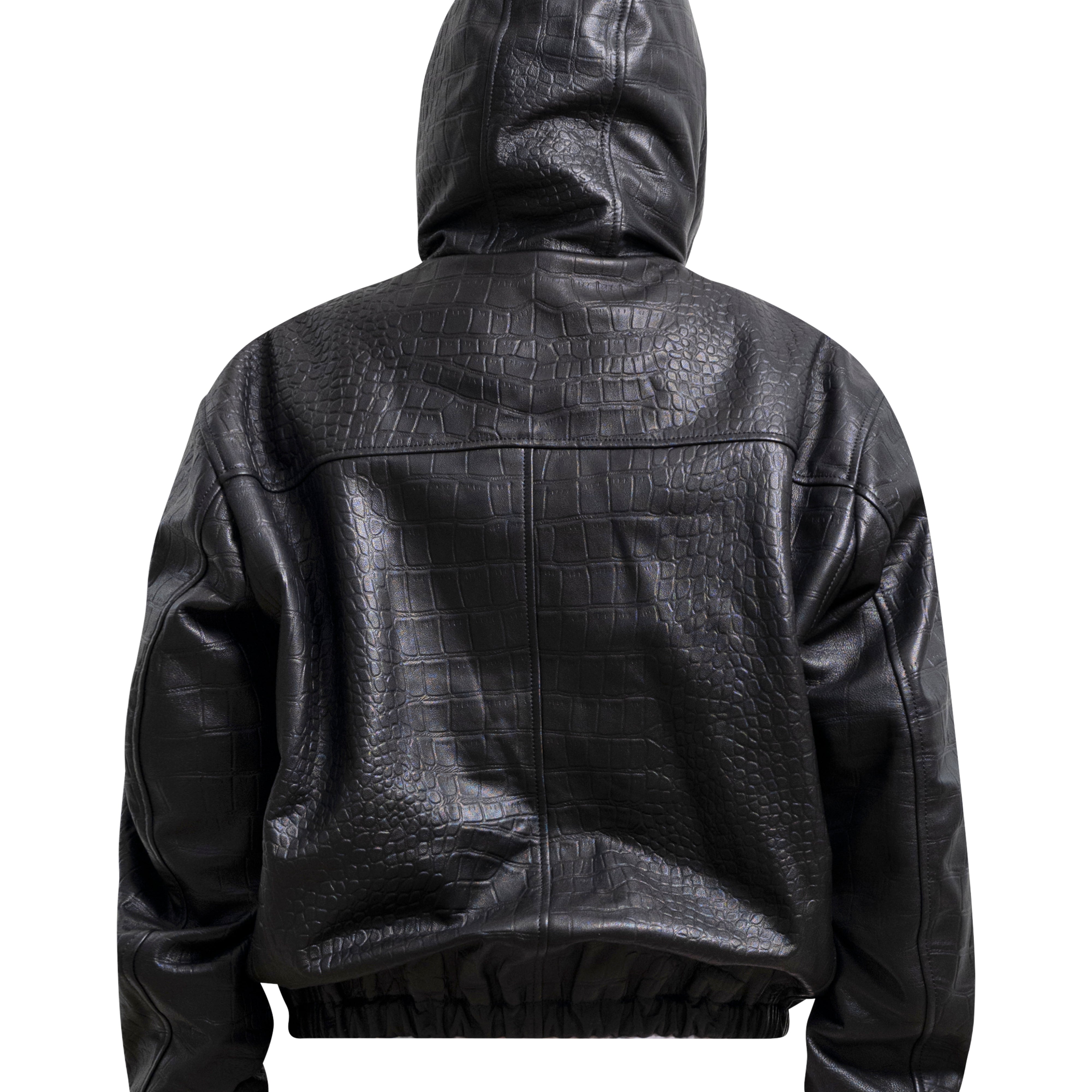 MILA Hooded Jacket in Croc