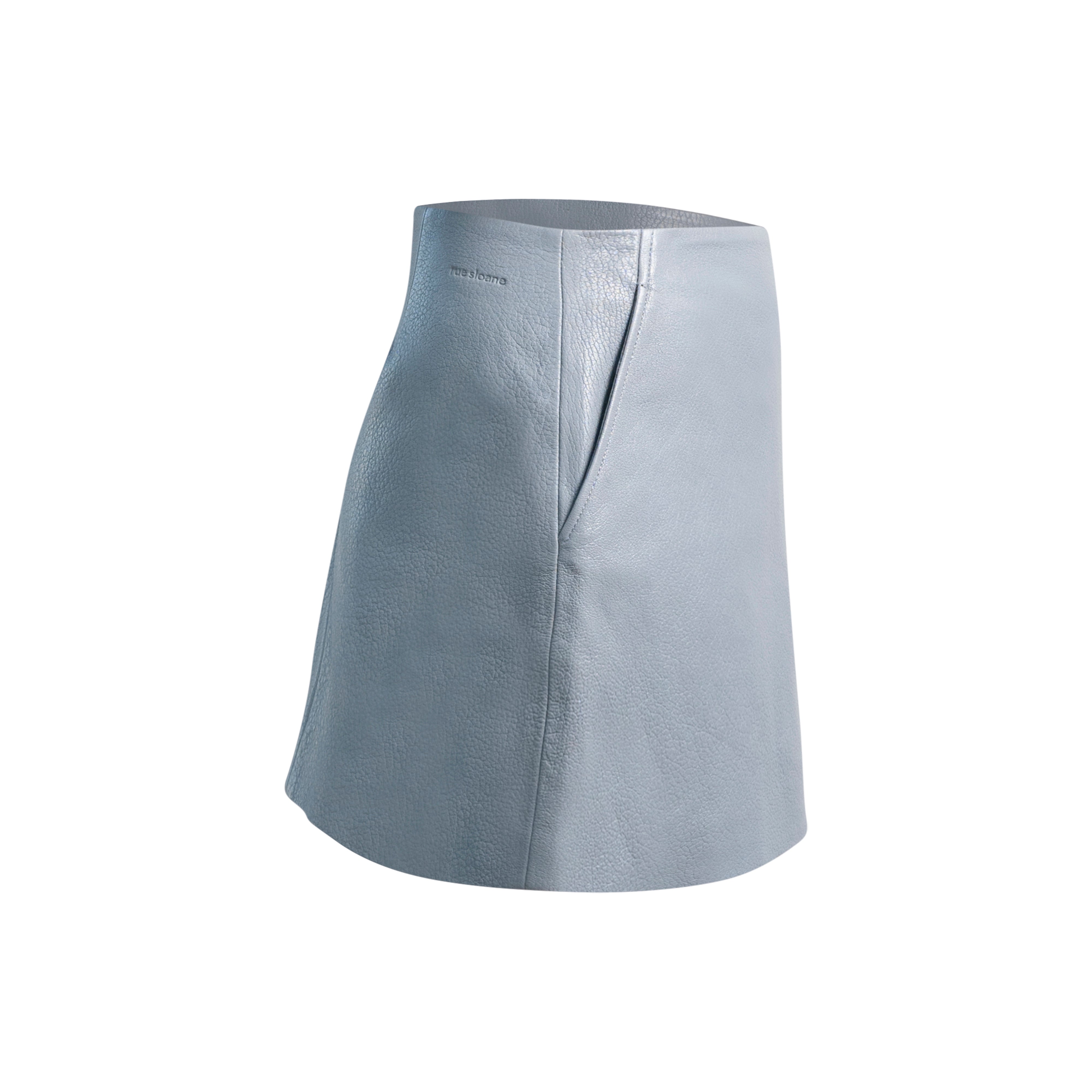 SIMPLY PERFECT Mini Skirt in French Grey