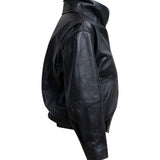 ENGLISH Elegant Bomber With Removable Shearling Collar
