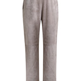 CECE Trousers in Taupe Suede