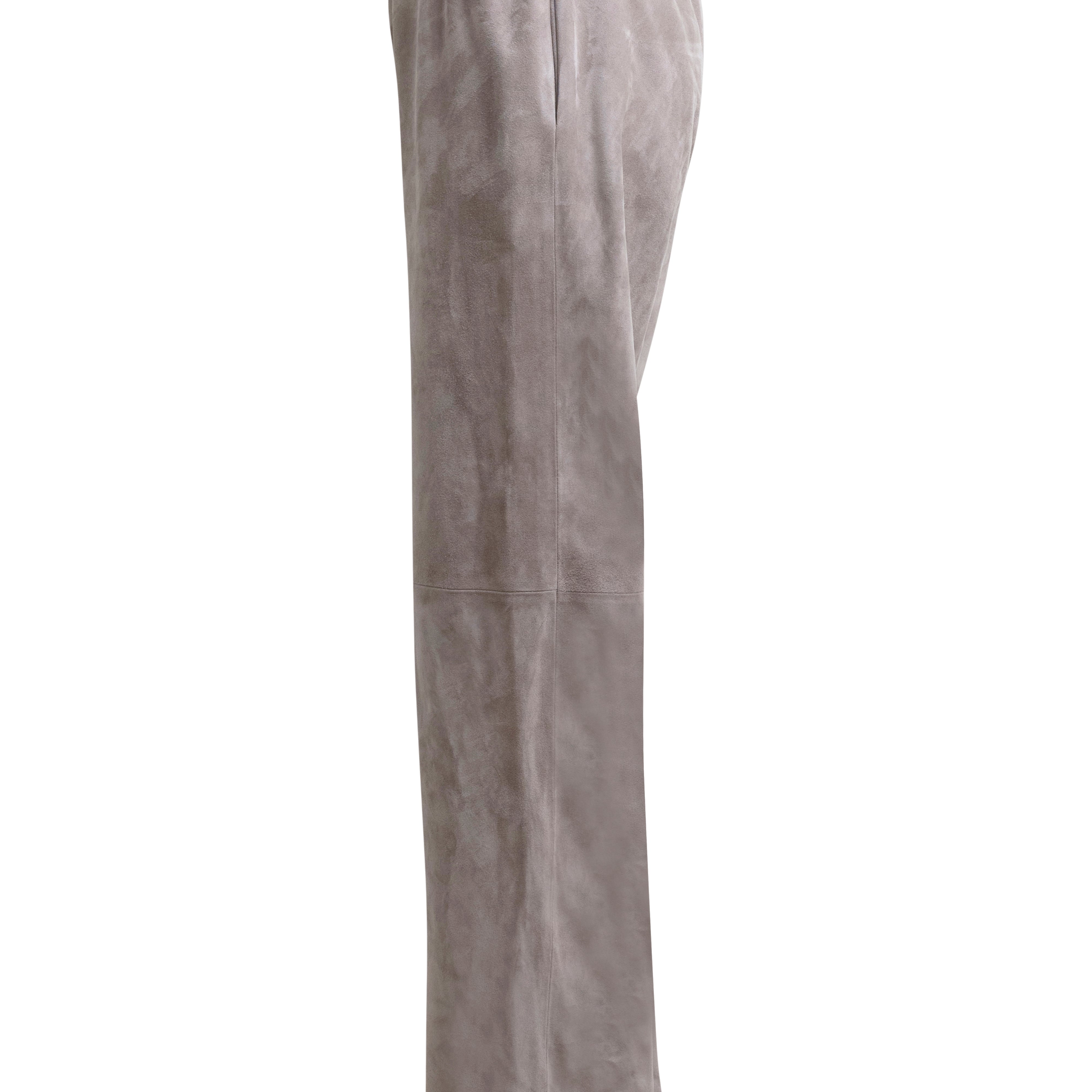 CECE Trousers in Taupe Suede