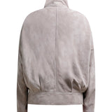 TIMMY Suede Jacket in Taupe