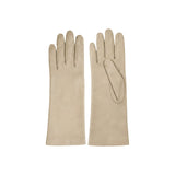 LONDON Leather Gloves in Ivory