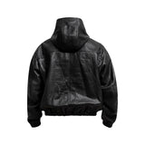 MILA Hooded Jacket in Croc