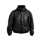 MILA Hooded Jacket in Croc