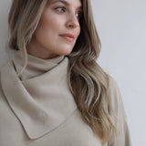 The Auri Sweater with Bandana in Sandy Beige