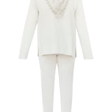 Coco Sweater with Bandana in Milk White